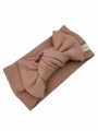 Wiosenna opaska big bow pastelowy róż