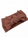 Wiosenna opaska big bow old rose
