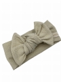 Wiosenna opaska big bow beżowy